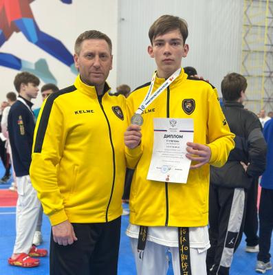 Рязанец завоевал «серебро» Первенства России по тхэквондо среди юниоров